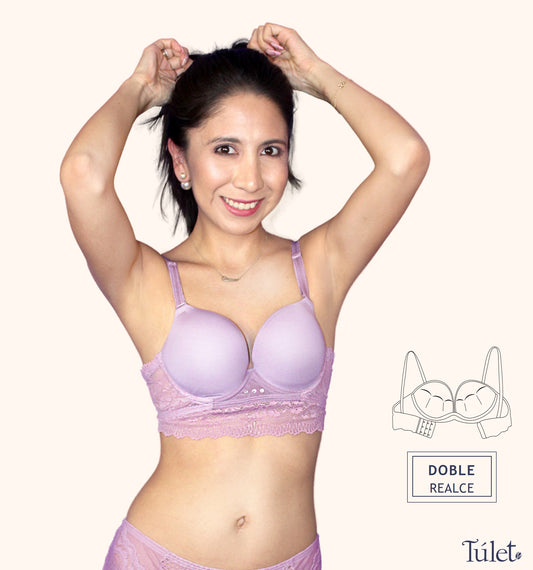 Brasier push up con suave copa entera