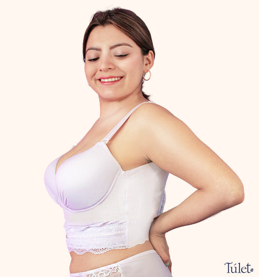 Brasier con aros sin varillas, bustier, invisible